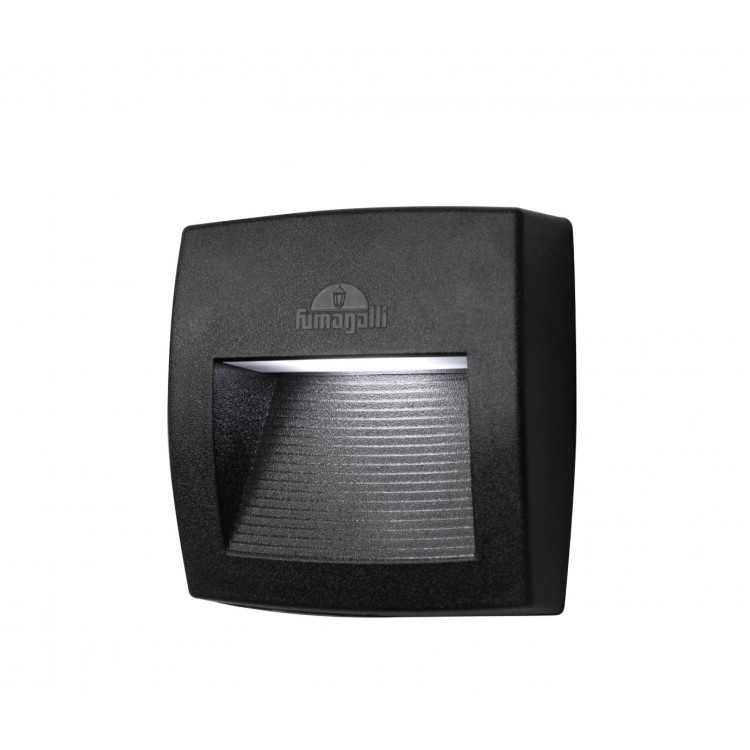 Απλίκα Τοίχου Εξωτερικού Χώρου Fumagalli Lorenza AS1.000.AXJ1K μαύρο     