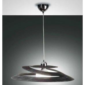 Aragon Κρεμαστό φωτιστικό FABAS LUCE 3357-40-349 - Γυαλί αντικέ μαύρο