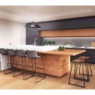 Aragon Κρεμαστό φωτιστικό FABAS LUCE 3357-40-349 - Γυαλί αντικέ μαύρο