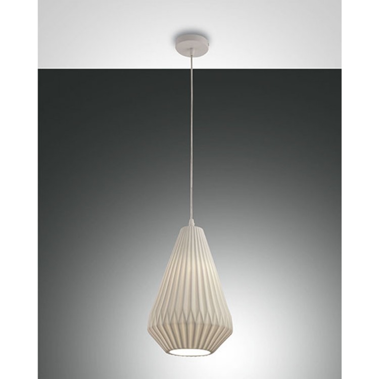 VIGOR  Κρεμαστό φωτιστικό FABAS LUCE 3613-40-102 - κεραμικό Ø22cm