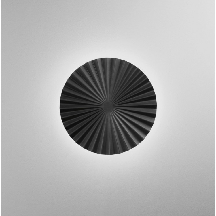 ANADARA Απλίκα τοίχου Fan Europe LED-ANADARA-AP-NER μαύρο Ø 50 cm