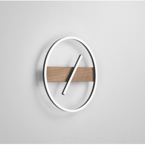 AZIMUTH Φωτιστικό Οροφής Fan Europe I-AZIMUTH-PL40 μαύρο, καφέ  Ø40,5 cm LED 3000K 4000K 6500K