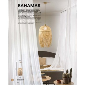 BAHAMAS Κρεμαστό Φωτιστικό I-BAHAMAS-S40 Fan Europe  Ø 40cm