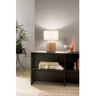 MALACCA Επιτραπέζιο φωτιστικό I-MALACCA-L FAN EUROPE πλεκτή ξύλινη βάση