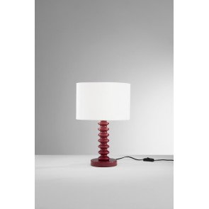 SULTAN Επιτραπέζιο φωτιστικό I-SULTAN-L-ROS FAN EUROPEμεταλικό κόκκινο