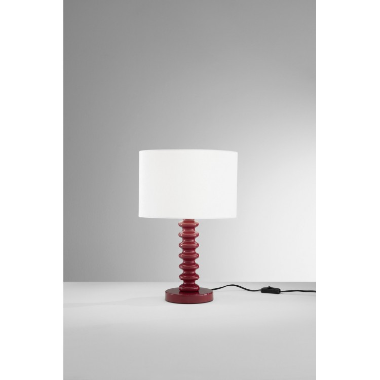 SULTAN Επιτραπέζιο φωτιστικό I-SULTAN-L-ROS FAN EUROPEμεταλικό κόκκινο