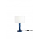 SULTAN Επιτραπέζιο φωτιστικό I-SULTAN-L-BLU FAN EUROPE μεταλικό μπλε