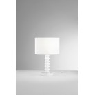 SULTAN Επιτραπέζιο φωτιστικό I-SULTAN-L-BCO FAN EUROPE μεταλικό λευκό