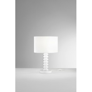 SULTAN Επιτραπέζιο φωτιστικό I-SULTAN-L-BCO FAN EUROPE μεταλικό λευκό