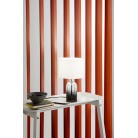 LONDON Επιτραπέζιο φωτιστικό I-LONDON-L-GR FAN EUROPE γυάλινο γκρι / μπεζ καπέλο