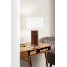 WOODLOG Επιτραπέζιο φωτιστικό I-WOODLOG-L FAN EUROPE ξύλινη βάση δρυός