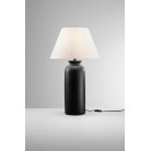 MADIBA Επιτραπέζιο φωτιστικό I-MADIBA-L FAN EUROPE κεραμικό σε βαθύ γήινο καφέ