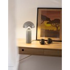 TANZANIA Επιτραπέζιο φωτιστικό I-TANZANIA-L FAN EUROPE κεραμική βάση ασπρόμαυρη