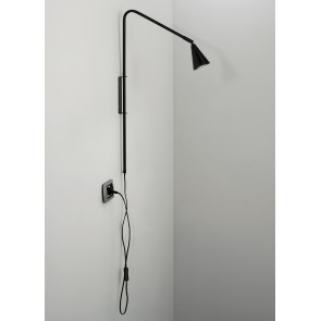 ENEA Φωτιστικό τοίχου απλίκα I-ENEA-AP1-NER Fan Europe - μαύρο