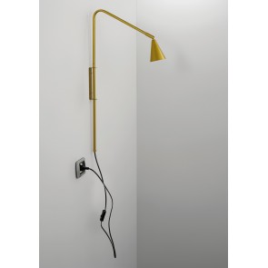 ENEA Φωτιστικό τοίχου απλίκα I-ENEA-AP1-ORO Fan Europe - χρυσό