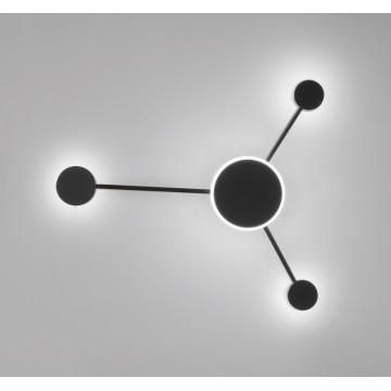 ETERE φωτιστικό τοίχου Fan Europe LED-ETERE-PL3 NER μαύρο