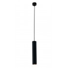 FLUKE  Κρεμαστό φωτιστικό I-FLUKE-S30 NERO  FAN EUROPE  - σωλήνας Ø 5,5 cm L30cm μαύρο