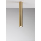 FLUKE  Φωτιστικό Οροφής  I-FLUKE-PL40 ORO  FAN EUROPE  - σωλήνας Ø 5,5 cm L40cm χρυσό