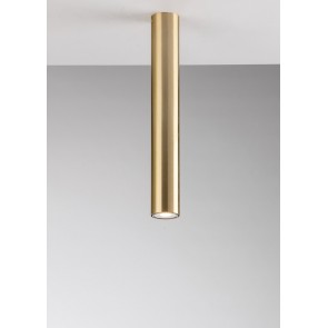 FLUKE  Φωτιστικό Οροφής  I-FLUKE-PL40 ORO  FAN EUROPE  - σωλήνας Ø 5,5 cm L40cm χρυσό