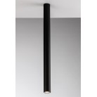 FLUKE  Φωτιστικό Οροφής  I-FLUKE-PL75 NERO  FAN EUROPE  - σωλήνας Ø 5,5 cm L75cm μαύρο