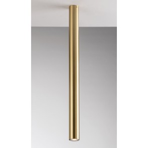 FLUKE  Φωτιστικό Οροφής  I-FLUKE-PL75 ORO  FAN EUROPE  - σωλήνας Ø 5,5 cm L75cm χρυσό