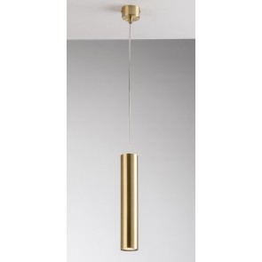 FLUKE  Κρεμαστό φωτιστικό I-FLUKE-S30 ORO  FAN EUROPE  - σωλήνας Ø 5,5 cm L30cm άσπρο