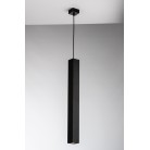 FLUKE  Κρεμαστό φωτιστικό I-FLUKE-SQ NERO  FAN EUROPE  - τετράγωνο 6X6cm L60cm μαύρο