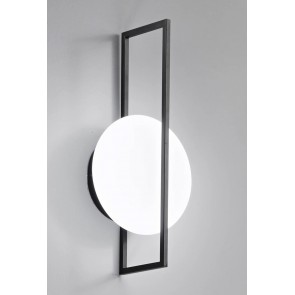 FOBOS Απλίκα τοίχου Fan Europe LED-FOBOS-AP-NER μαύρο