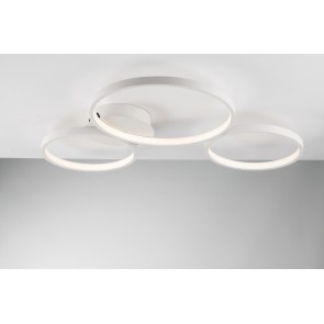 FREDY Φωτιστικό Οροφής Πλαφονιέρα LED-FREDY-PL3 Fan Europe άσπρο L60cm