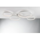 FREDY Φωτιστικό Οροφής Πλαφονιέρα LED-FREDY-PL4 Fan Europe άσπρο L95cm