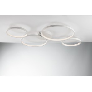 FREDY Φωτιστικό Οροφής Πλαφονιέρα LED-FREDY-PL4 Fan Europe άσπρο L95cm