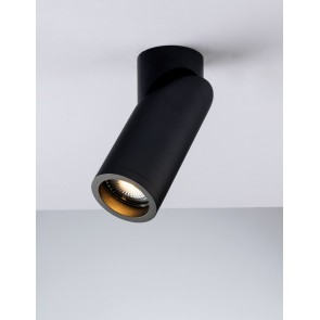 GENESIS  Σποτ Φωτιστικό οροφής I-GENESIS-R6-NER INTEC μαύρο   Ø6cm L15,5cm