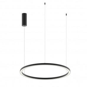 HOOP Κρεμαστό Φωτιστικό LED-HOOP-S80-NER Fan Europe μαύρο Ø80cm