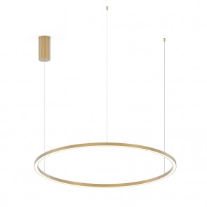 HOOP Κρεμαστό Φωτιστικό LED-HOOP-S120-ORO Fan Europe χρυσό Ø120cm