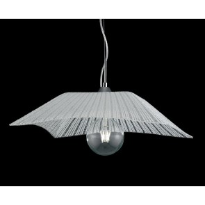 ISIDE Κρεμαστό Φωτιστικό Fan Europe με γυάλινο καπέλο Ø50cm