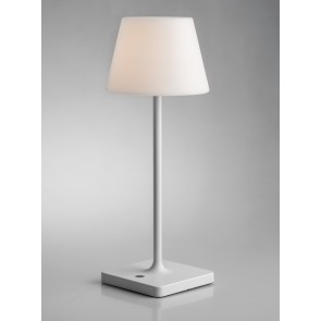 JAMMIN Επιτραπέζιο φωτιστικό εξωτερικού χώρου επαναφορτιζόμενο LED-JAMMIN-L-BCO  FAN EUROPE - INTEC μαύρο - λευκό Ø15cm