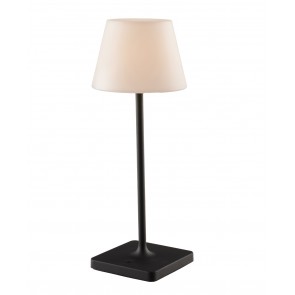 JAMMIN Επιτραπέζιο φωτιστικό εξωτερικού χώρου επαναφορτιζόμενο LED-JAMMIN-L-NER  FAN EUROPE - INTEC μαύρο - λευκό Ø15cm