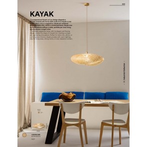 KAYAK Κρεμαστό Φωτιστικό I-KAYAK-S68 Fan Europe  Ø 48cm
