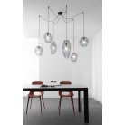 KIKO κρεμαστό φωτιστικό μεταλικό Fan Europe I-KIKO-S6 Ø 65cm