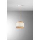 GAZEBO 8031414932337 I-GAZEBO-S26-BB Κρεμαστό Φωτιστικό μπαμπού φυσικό χρώμα