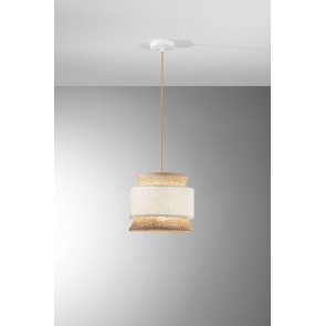 GAZEBO 8031414932337 I-GAZEBO-S26-BB Κρεμαστό Φωτιστικό μπαμπού φυσικό χρώμα