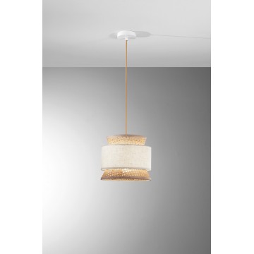 GAZEBO 8031414932337 I-GAZEBO-S26-BB Κρεμαστό Φωτιστικό μπαμπού φυσικό χρώμα