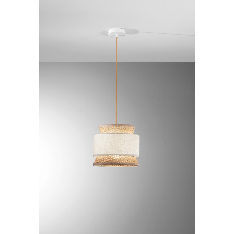 GAZEBO 8031414932337 I-GAZEBO-S26-BB Κρεμαστό Φωτιστικό μπαμπού φυσικό χρώμα