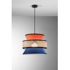 GAZEBO 8031414932368 I-GAZEBO-S40-AB Κρεμαστό Φωτιστικό πολύχρωμο