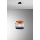 GAZEBO 8031414932375 I-GAZEBO-S26-AB Κρεμαστό Φωτιστικό πολύχρωμο