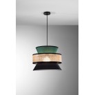 GAZEBO 8031414932405 I-GAZEBO-S40-VN Κρεμαστό Φωτιστικό μαύρο πράσινο