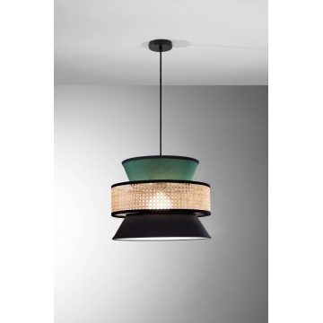 GAZEBO 8031414932405 I-GAZEBO-S40-VN Κρεμαστό Φωτιστικό μαύρο πράσινο