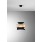 GAZEBO 8031414932412 I-GAZEBO-S26-VN Κρεμαστό Φωτιστικό μαύρο πράσινο