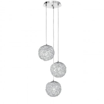 ASTRA 8031432891203 I-ASTRA-S3 Κρεμαστό Φωτιστικό χρωμέ κρυστάλλους Κ9