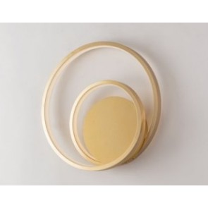 LIEVE Φωτιστικό τοίχου απλίκα LED-LIEVE-AP-ORO Fan Europe χρυσό Ø30cm